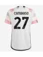 Juventus Andrea Cambiaso #27 Venkovní Dres 2023-24 Krátký Rukáv